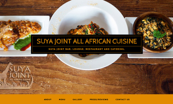 SUYA JOINT Website Re-design